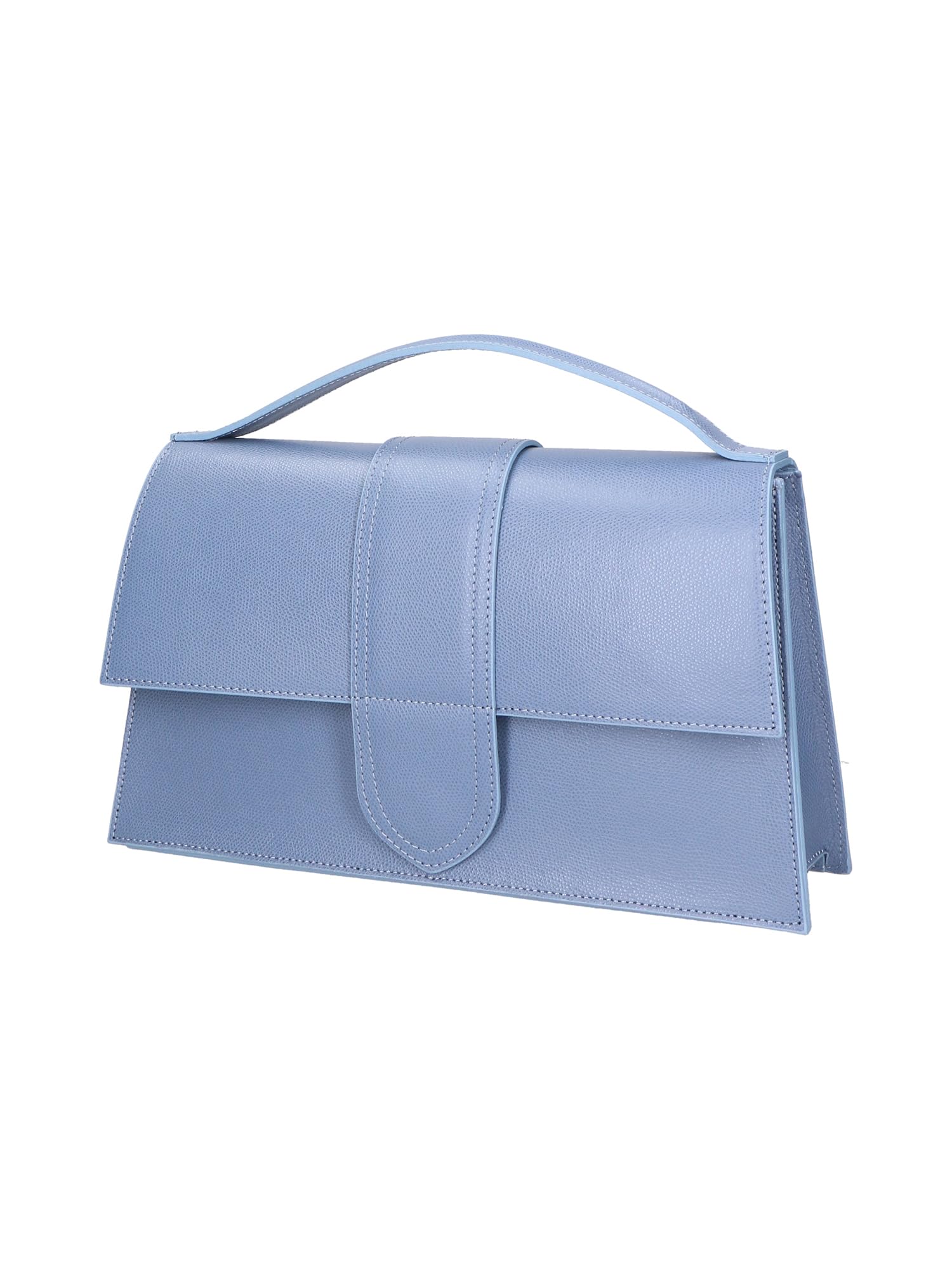 Gave Lux Bolso de mano para mujer. Producto artesanal. Material exterior: piel auténtica. Fabricado en Italia. GLX220651723FBG-PARENT. 34x20x9 cm