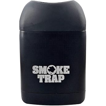 Smoke Trap 2.0 - Personal Air Filter Sploof - Smoke Filter with Replaceable Filter - Durable Black