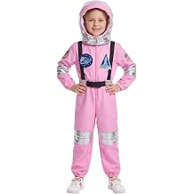 Kids Astronaut Costume Space Jumpsuit Halloween Party Outfit