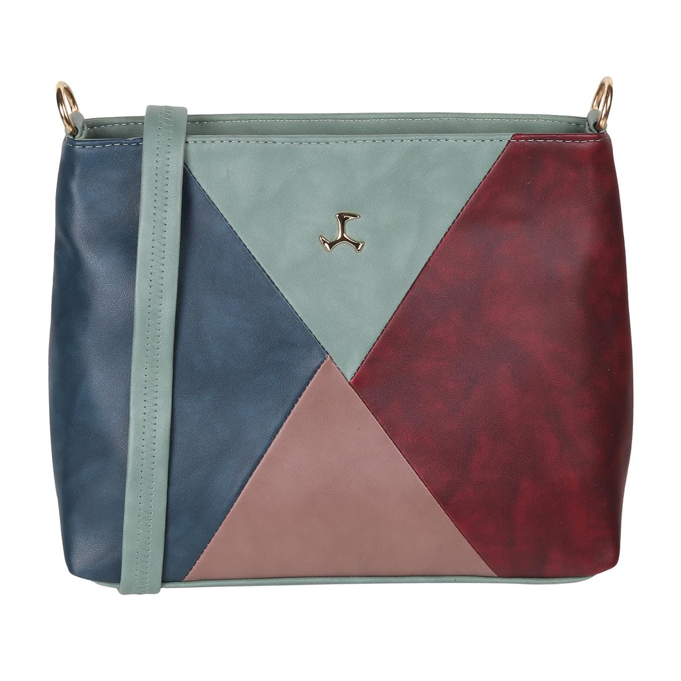 Mochi Women Green Zip Top Sling Bag (66-7355) (B0CQ5BPN19) Amazon Price History, Amazon Price Tracker