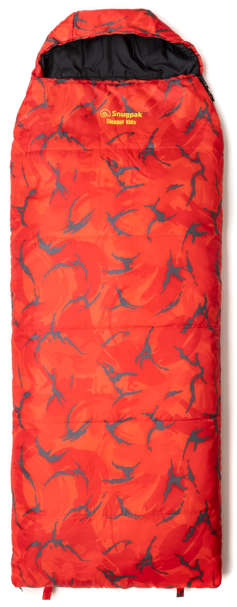 Snugpak Sleeper Kids WGTE Square Sleeping Bag - Single Sleeping Bag with Isofibre insulation (Red)