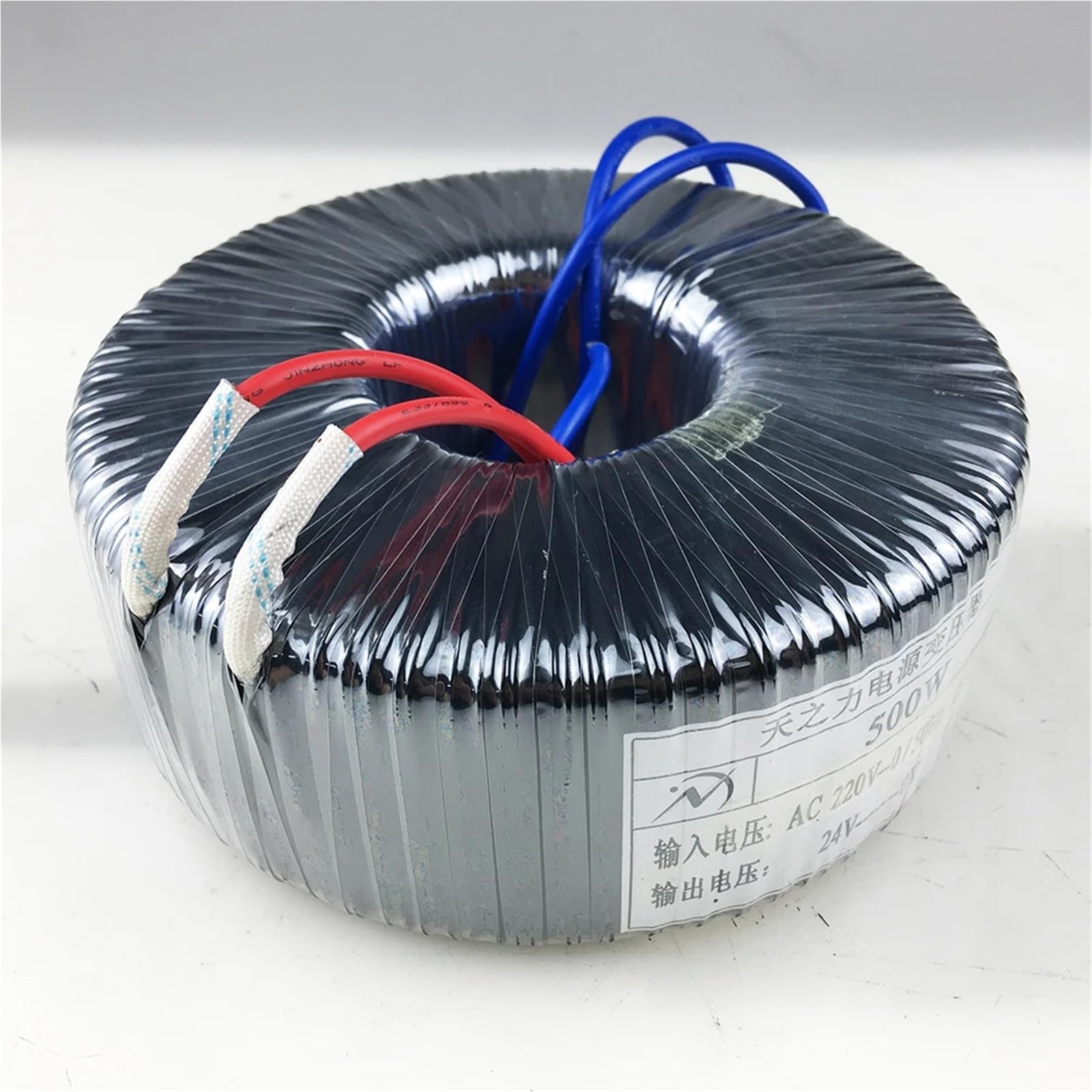 Trasformatore toroidale da 500 W da 220 V a 12 V 24 V Amplificatore Isolamento Alimentatore monofase Accessori HIFI a piena potenza 1 Pz