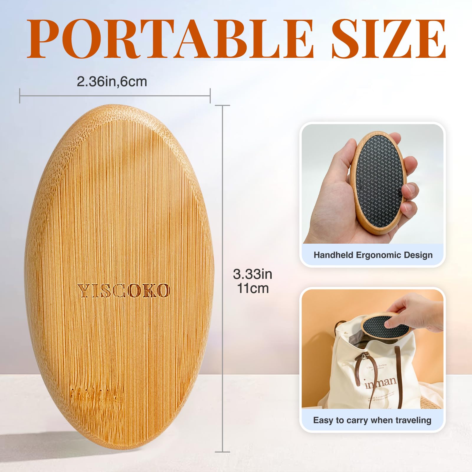 Lima de pies YISCOKO para spa de pies, removedor de piel dura de pies, raspador de pies, removedor de callos para pies, removedor de piel dura de pies, exfoliante de pies.