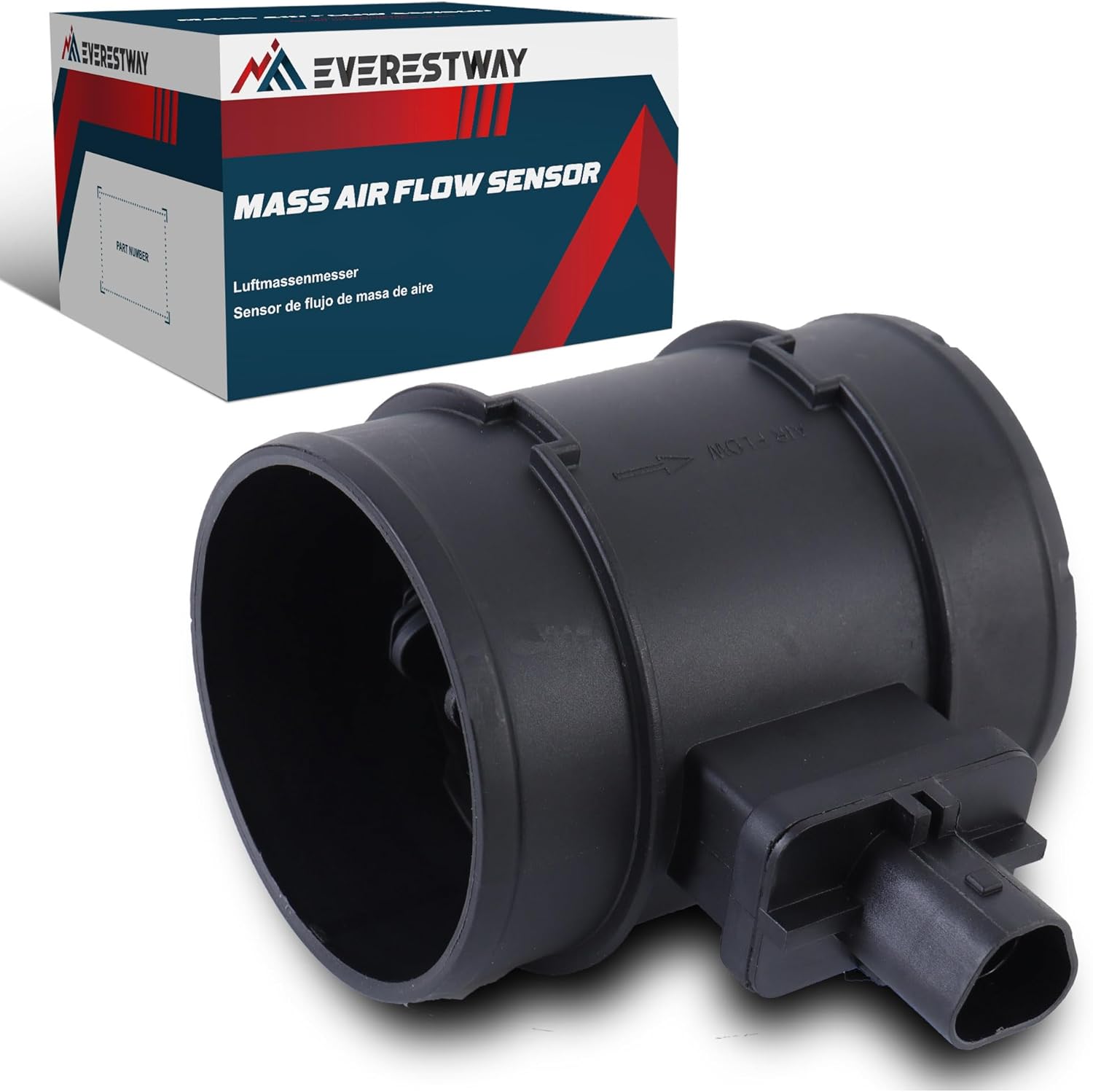 Mass Air Flow Sensor MAF Compatible for 2009-2011 Chevrolet Aveo Compatible for 2009-2010 Pontiac G3 1.6L 0280218207