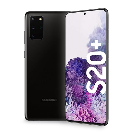 Samsung Galaxy S20+ Smartphone, 4G, Display 6.7" Dynamic AMOLED 2X, 4 Fotocamere Posteriori, 128 GB Espandibili, RAM 8 GB, Batteria 4500 mAh, Hybrid SIM/eSIM, Nero