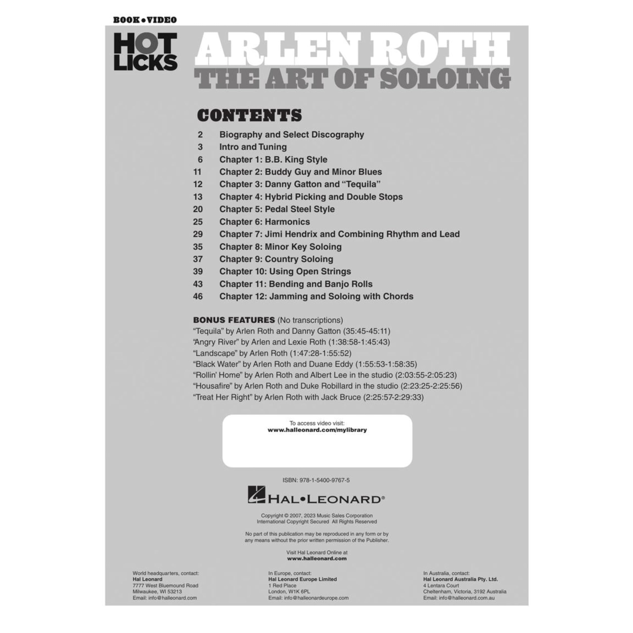 The Art of Soloing: Instructional Book With Online Video Lessons from the Classic Hot Licks Video
