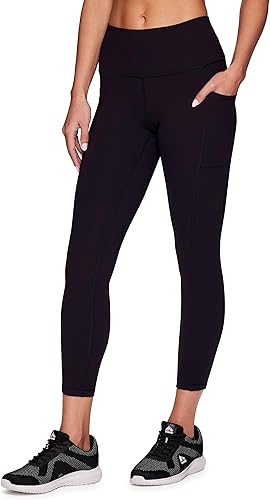 Miniatura 4 de RBX Active Leggings de yoga para mujer, ultra suaves, sólidos, con bolsillos