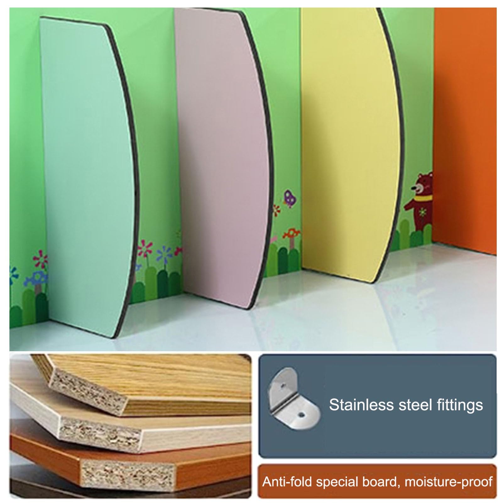 Divisor de orinal para niños, diseño de dibujos animados para escuelas y jardines de infancia, protector de higiene para niños, diseño divertido y seguro