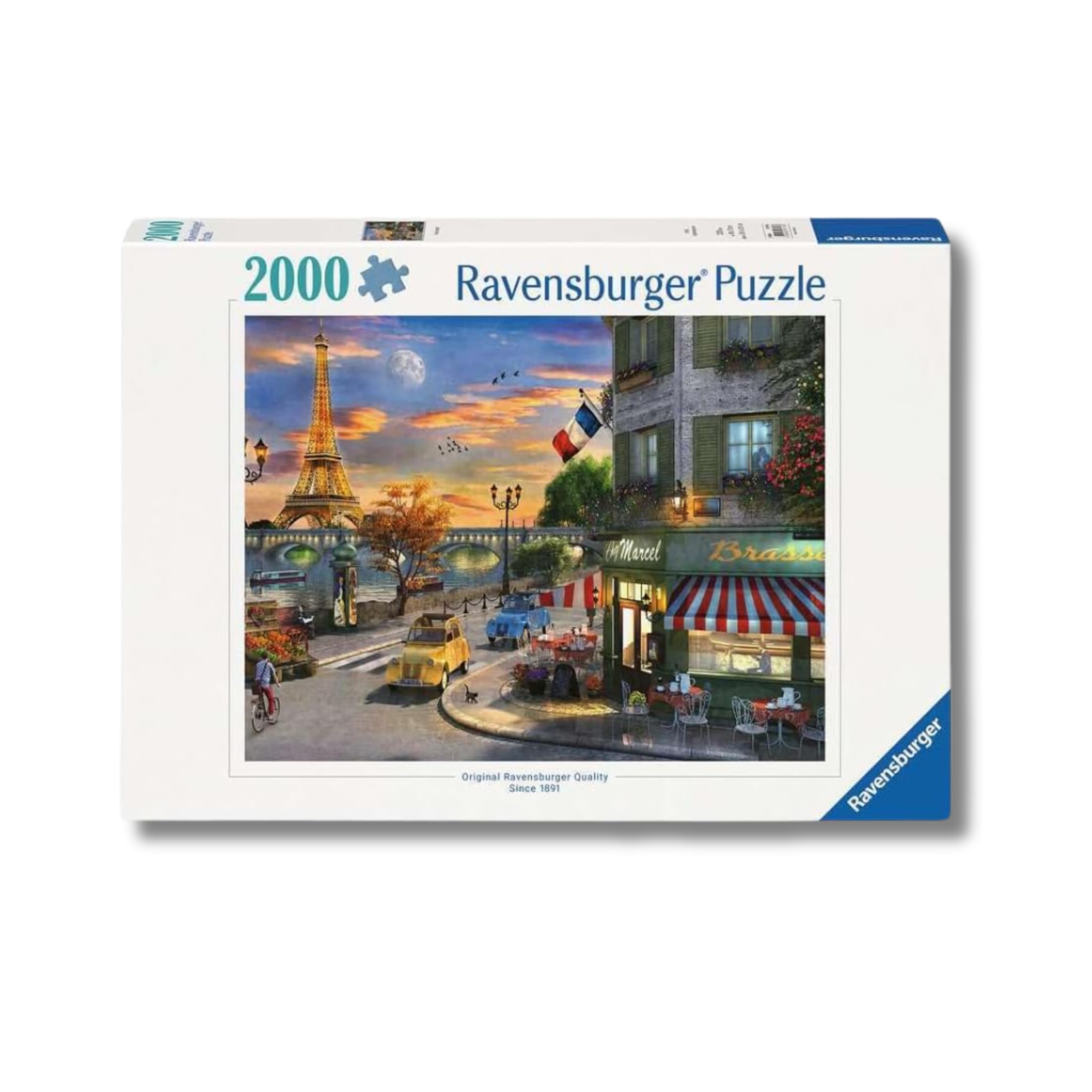 Ravensburger - Puzzle 2000 Pezzi Parigi | Puzzle 2000 Pezzi | Rompicapo Adulti E Bambini Dai 14 Anni In Su | Regalo Per Bambini E Adulti | Misure 98x75cm | Tecnologia Soft-click