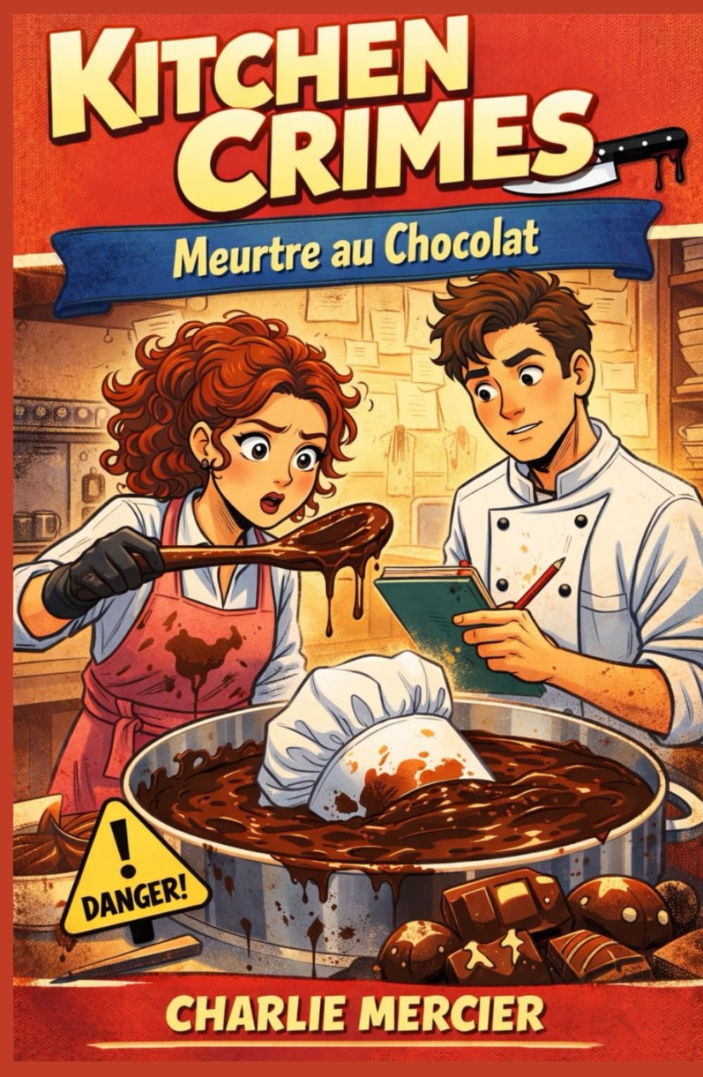 KITCHEN CRIMES : Meurtre au Chocolat: Un cozy crime gourmand où humour, suspense et une pincée de romance se mêlent pour une aventure à savourer jusqu’à la dernière bouchée !