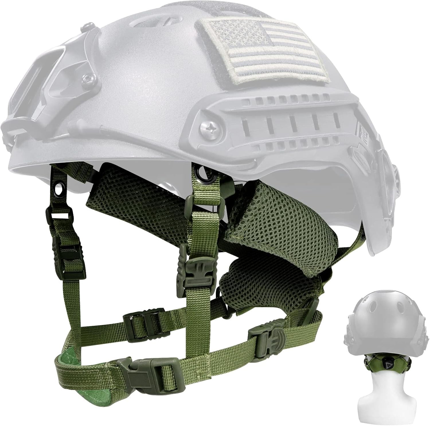 Amazon.co.jp: T.D.Well ヘルメット用ストラップ ヘルメットダイヤル