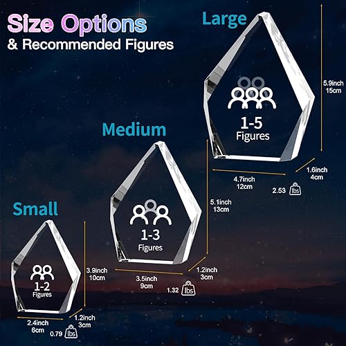 Miniatura 3 de Foto de cristal 3D personalizada, regalos del día de la madre para mamá, regalos de fotos personalizados para ella, él, papá, mujeres, hombres,