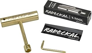 RADECKAL Compact Pocket Skate T Tool - All-in-One for Skateboards, Longboards, Cruisers | Durable Metal, Fits in Pocket