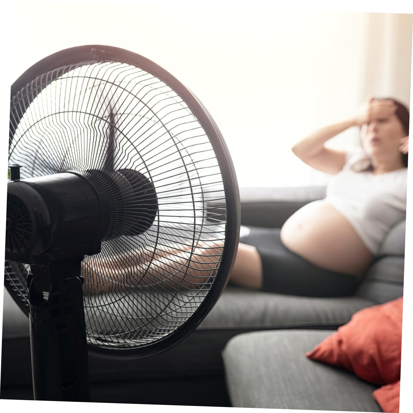 Homoyoyo Pale di Ricambio in Bianca, Facili da 5 Foglie in Bianca Facili da da 14,5 Pollici per Uso e Ventilatore da per Ventilatore Elettrico