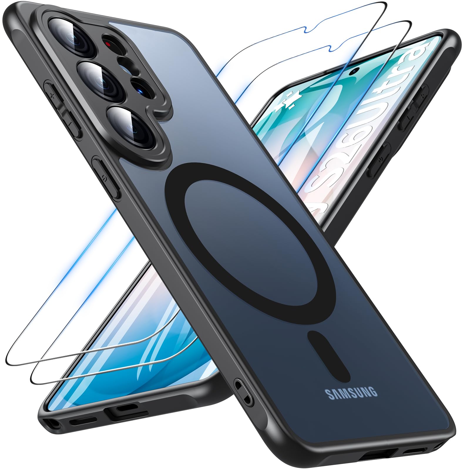Amazon.co.jp: OWKEY Galaxy S26 Ultra ケース 【ガラスフィルム付き