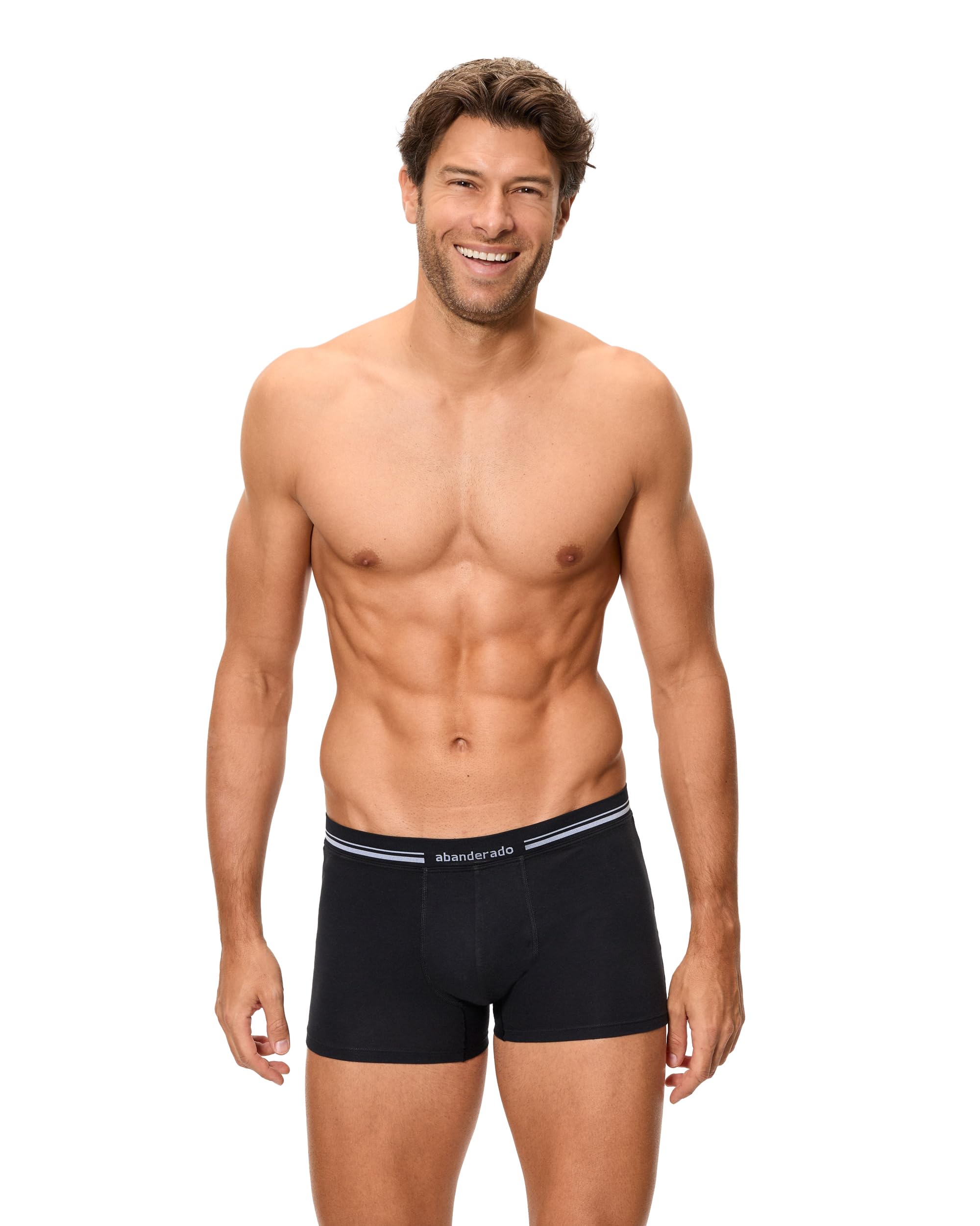 Abanderado Men's Boxer Con Cinturilla Extra Suave De Algodón Elástico Shorts, Black (Negro 002), X-Large (Manufacturer Size: XL/56)