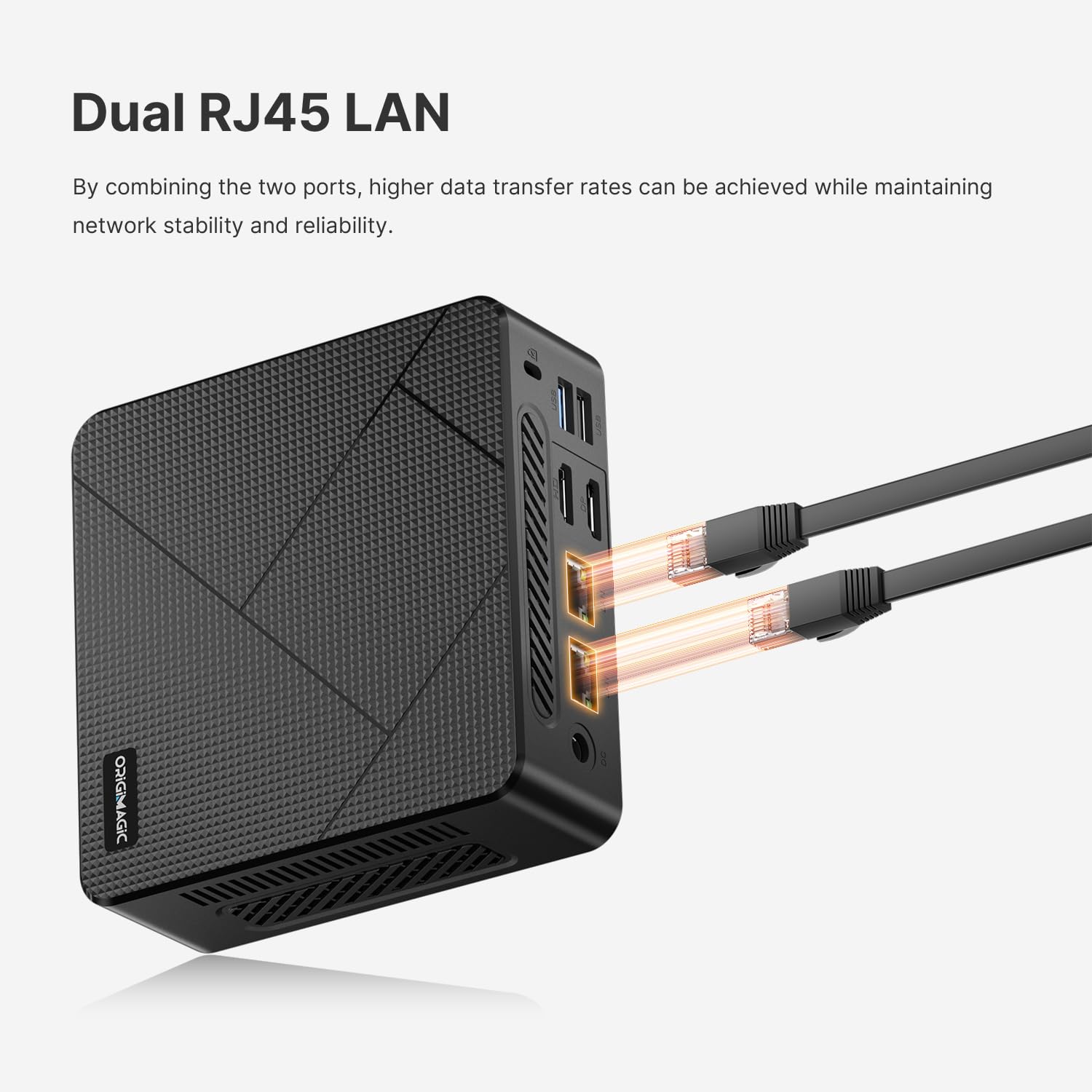 C4 Air Mini PC, AMD Ryzen 5 3500U (Fino a 3.7GHz, Beats N150/N100), 8GB RAM 256GB NVMe SSD, Windows 11 Pro Desktop Computer, Dual Gigabit LAN, Triple Display 4K, WiFi5/BT 5.0, Ufficio/Casa