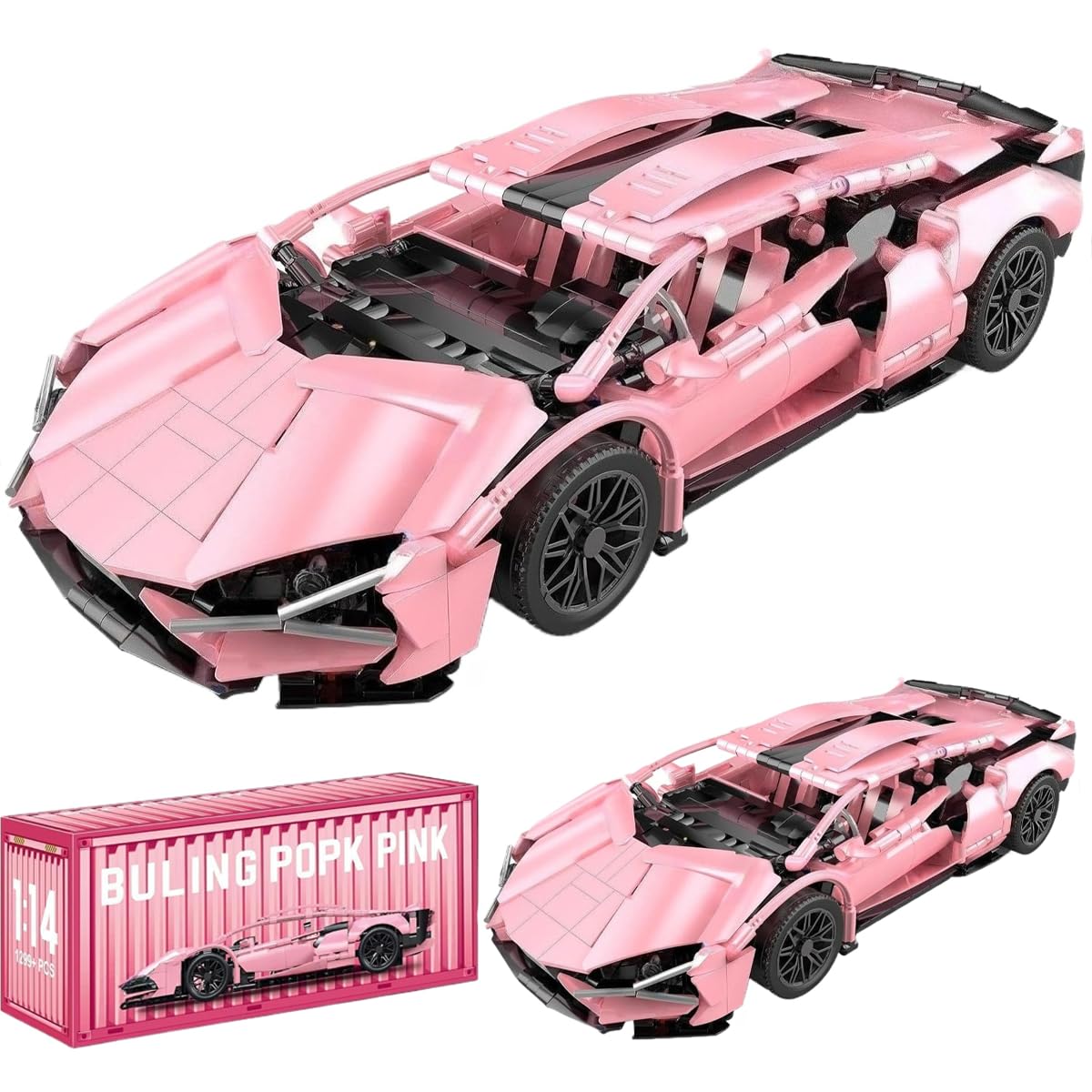 Technik Set Mattoncini Auto Sportiva Apollo – 1247 Pezzi – Modello Da Collezione 1:14 – Regalo Per Adulti E Bambini
