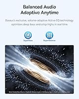 Vista 3 de Baseus Bass BP1 Pro Noise Cancelling Wireless Earbuds, Real-Time Adaptive Noise Cancelling, Adaptive Active EQ, LDAC Hi-Res Sound, 6-Mic AI Clear