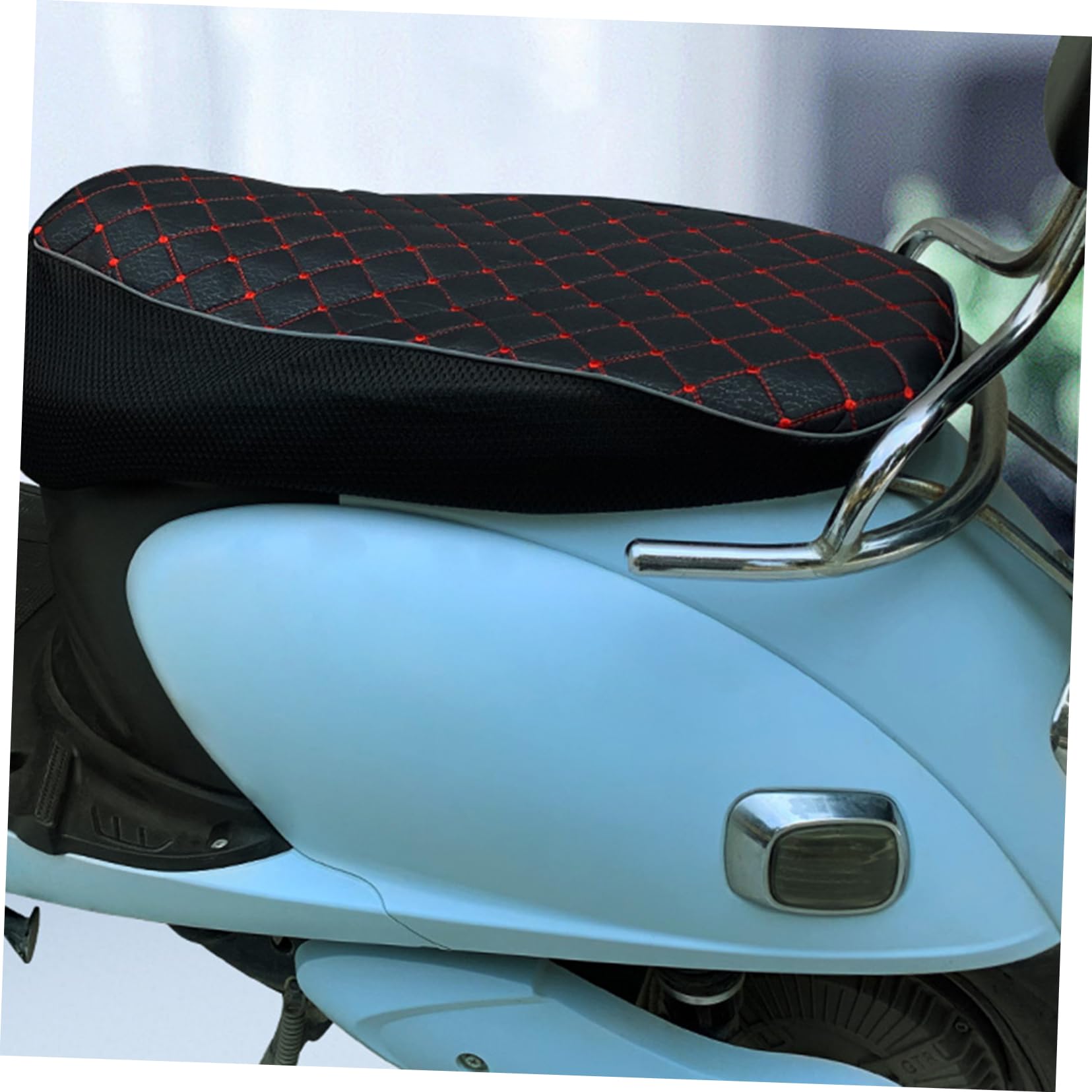 3 Pièces Protecteur de siège Housse Selle Scooter Housse de Selle de Motocyclette Coussin de siège de Motos électriques motocyclettes de Coussin de siège électromobile