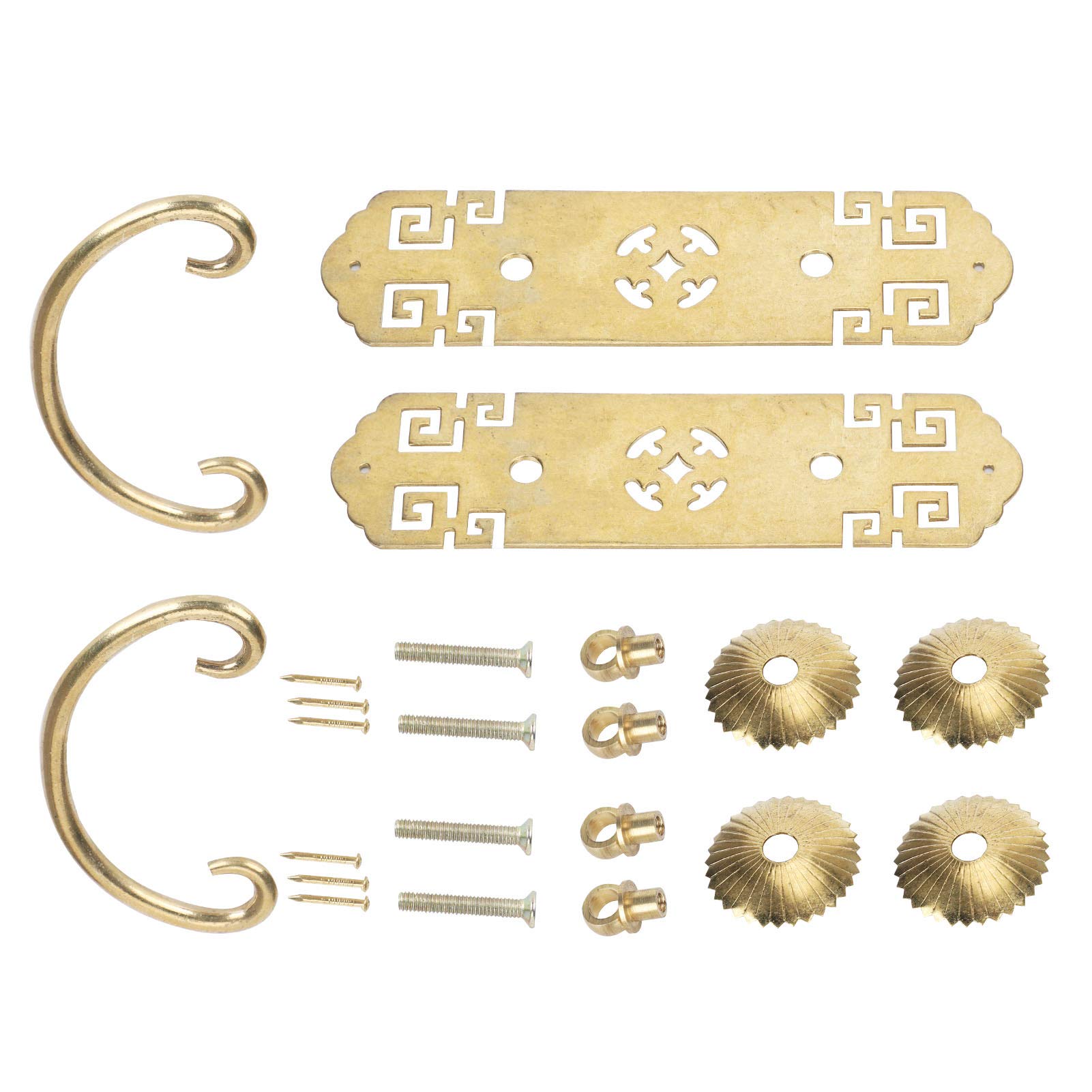 Poignées Tiroir Laiton Vintage Tiazza – Lot De 2 – Bronze – Style Bibliothèque Ancienne
