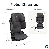 Vista 13 de Maxi-Cosi Tanza Asiento de coche booster con posicionamiento de cinturón, Sea Salt