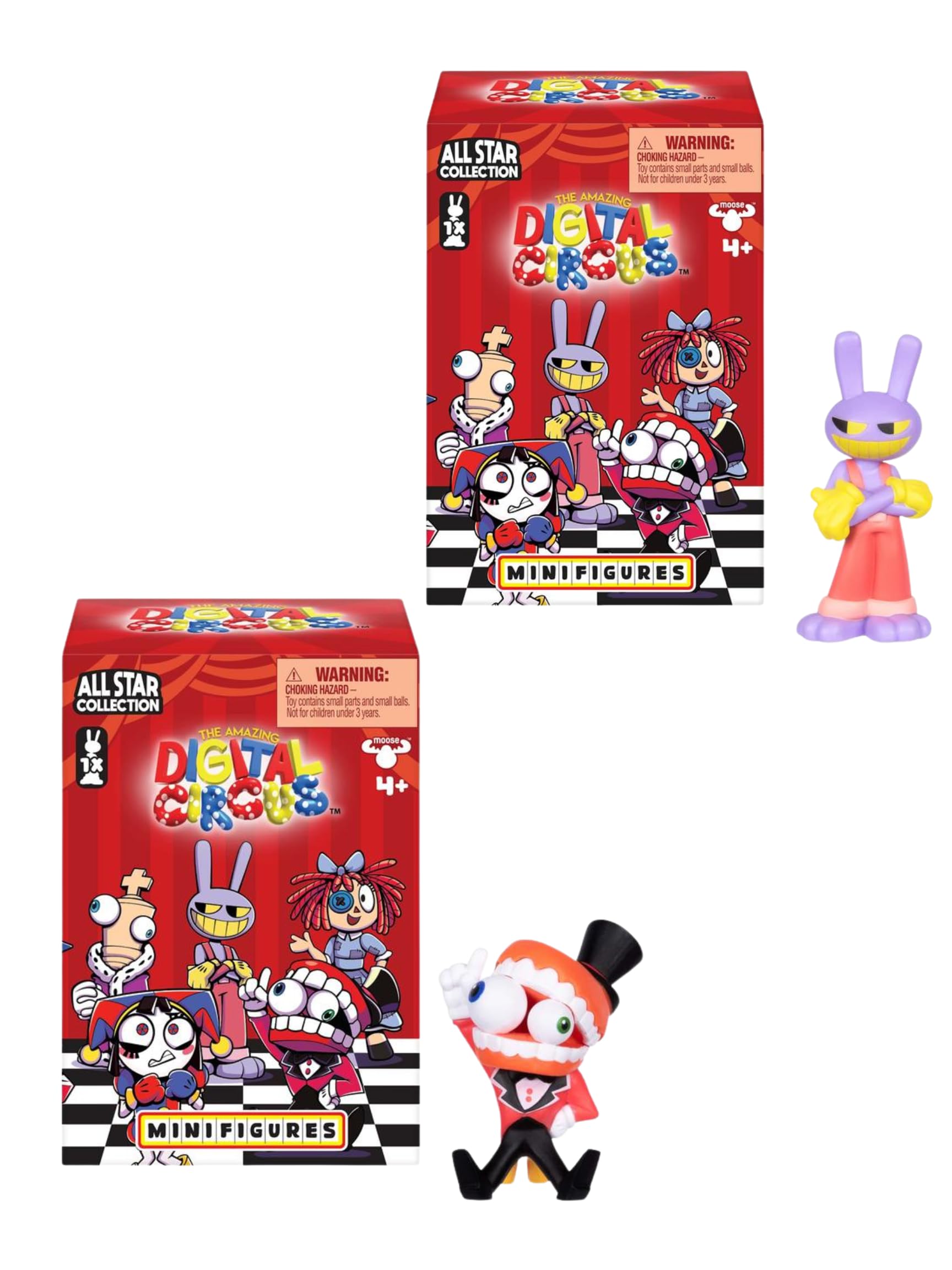 The Amazing Digital Circus 2 Inch Mini Figures Mystery Box 2 Pack