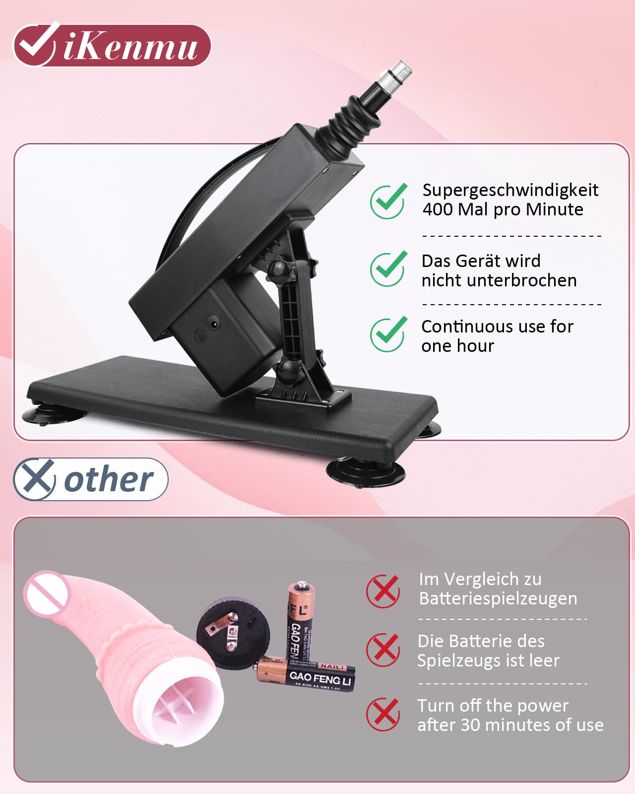 Sex Maschine Fickle Maschine Männer Sex Spielzeug Fickmaschine mit Dildo | Sexmaschine mit 3XL Zubehör Masturbations Sexmaschine für die Frau Fickle Maschine Fickmaschine