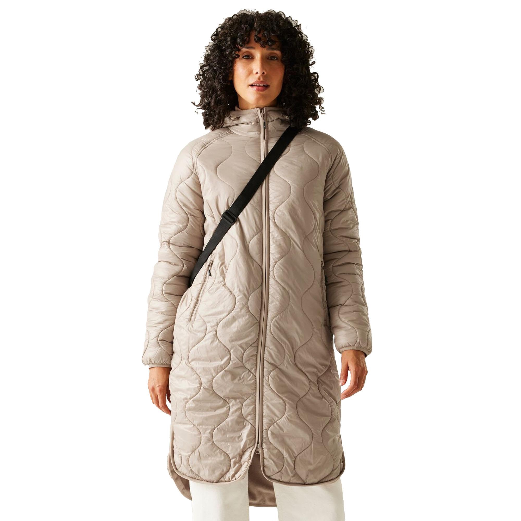 Regatta Women's Brown Triea Water-Repellent Lightweight Quilted Jacket in Size 8, Sports Direct