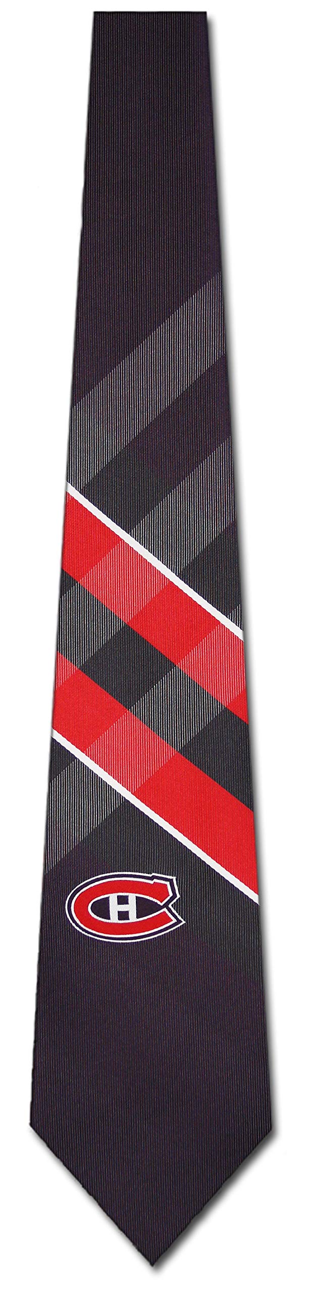 Eagles Wings Canadiens Grid Poly Necktie