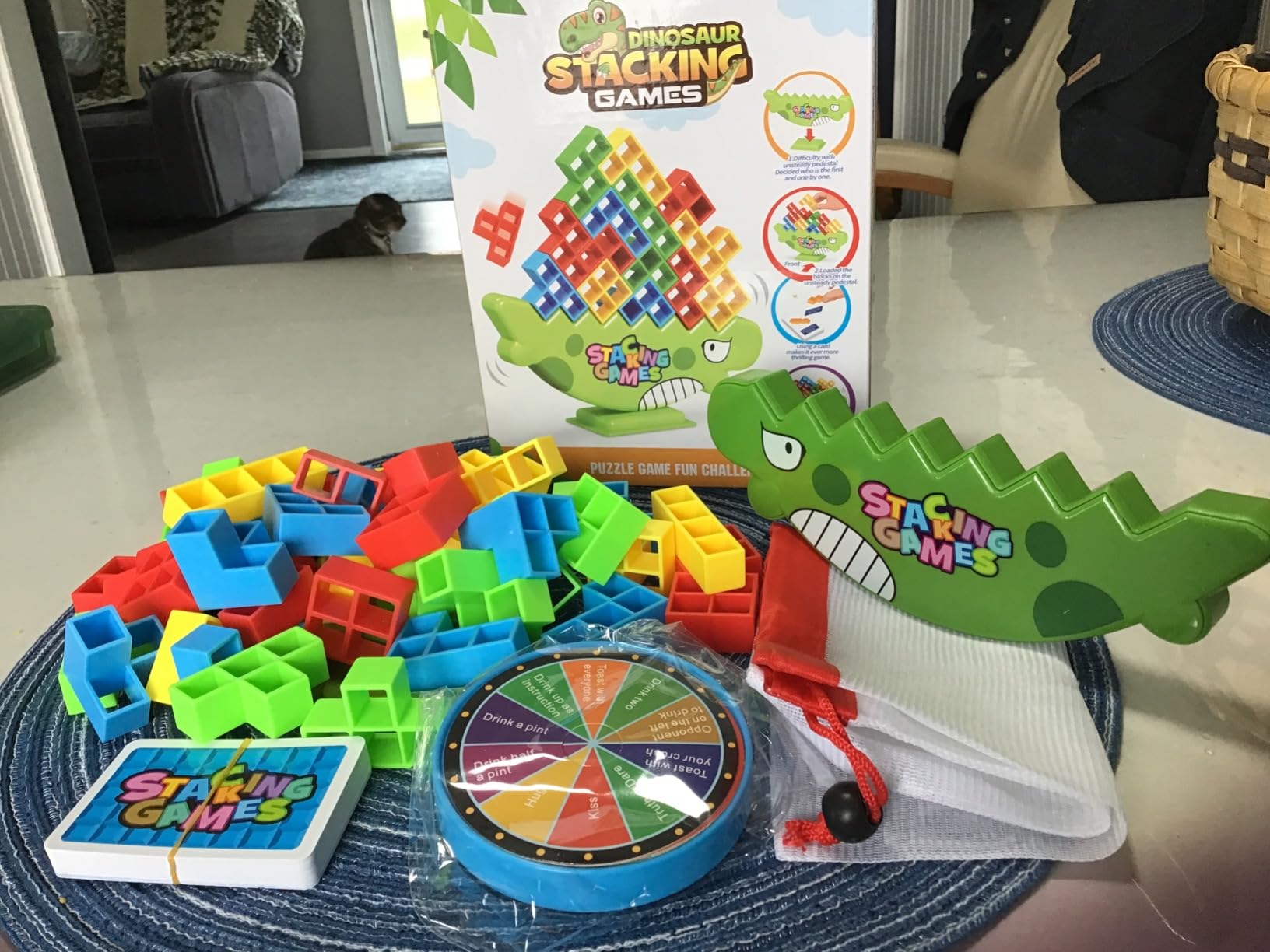 DOEA 48 Pack Tetra Tower Game Stack Attack Game Balance Game Team Tower ...