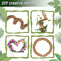 Vista 5 de Poste de musgo de 60 pulgadas para plantas Monstera, postes de musgo altos y flexibles para plantas trepadoras de interior, palos grandes hechos a