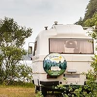 Vista 2 de Cubierta de neumático de repuesto para perro salchicha con gafas de sol con bandera de Estados Unidos, fundas protectoras de ruedas a prueba