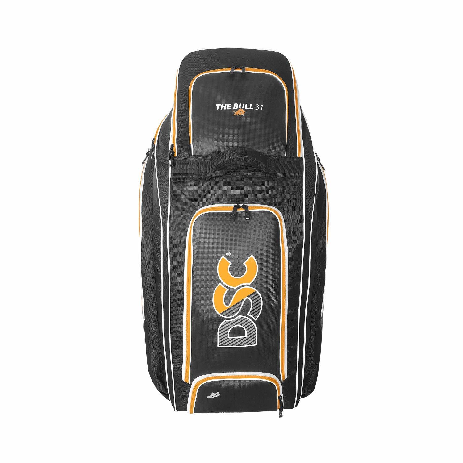 Krunch The Bull 31 Kit Bag, Black Orange, 39 x 14.5 x 16 inches