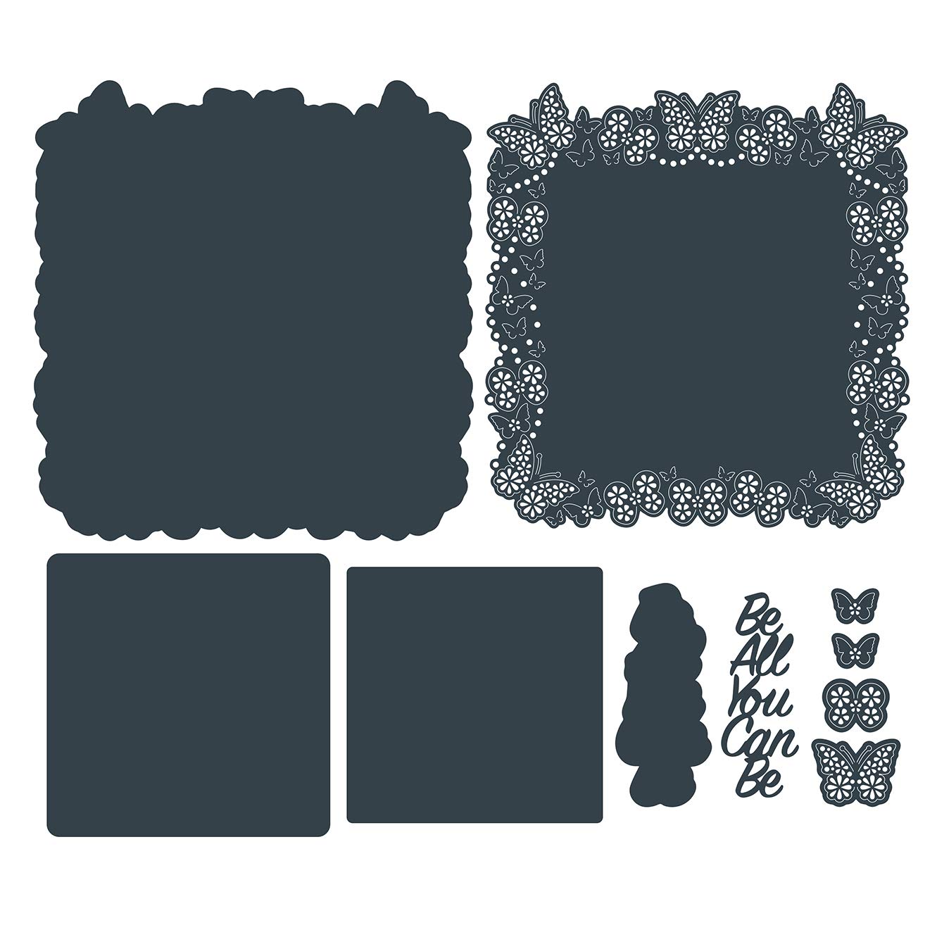 Paper BoutiqueCan Be-Craft Set, Metal, Largest die 15.3 x 14.6 cm