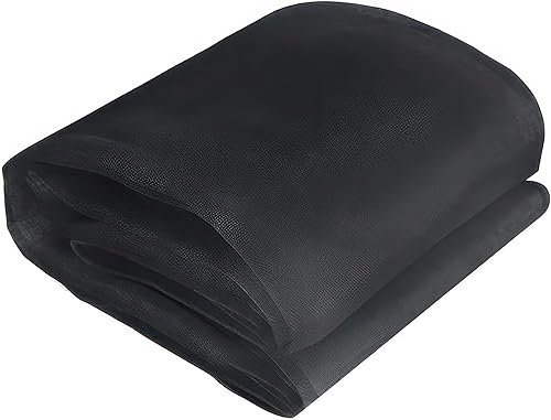Miniatura 7 de Red de jardín, cubierta de red de poliéster negro de 10 x 10 pies, red multiusos para insectos y pájaros, ligera, ajustable, fácil de usar, calidad