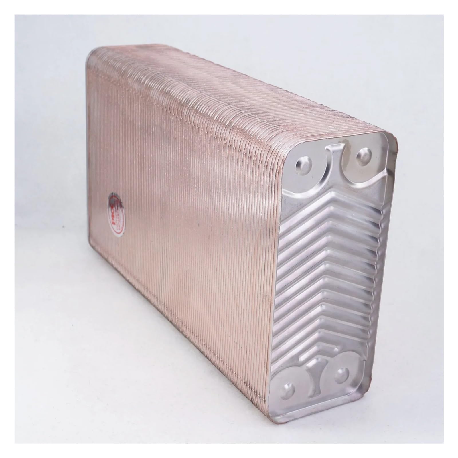 Heat Exchanger, 150 Plates Heat Exchanger Beer Wort Chiller Cooler SUS 304 Stainless Steel for Homebrew Cooling