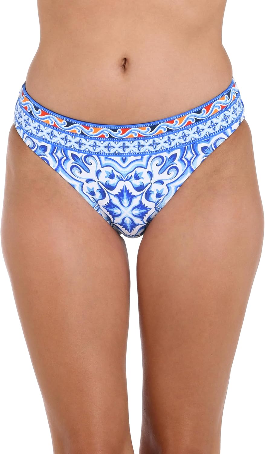 La Blanca Womens Banded Hipster Bikini Swimsuit Bottom