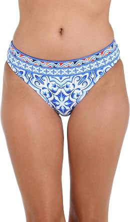 La Blanca Womens Banded Hipster Bikini Swimsuit Bottom