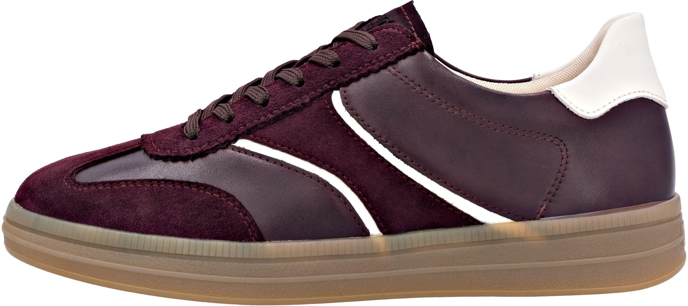 Remonte Damskie buty sportowe D2c05 Low, czerwone, 44 EU, Czerwony, 44 EU