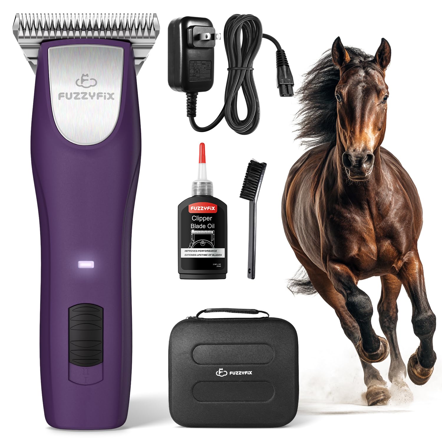 Professional Horse Clippers Cordless Low Noise