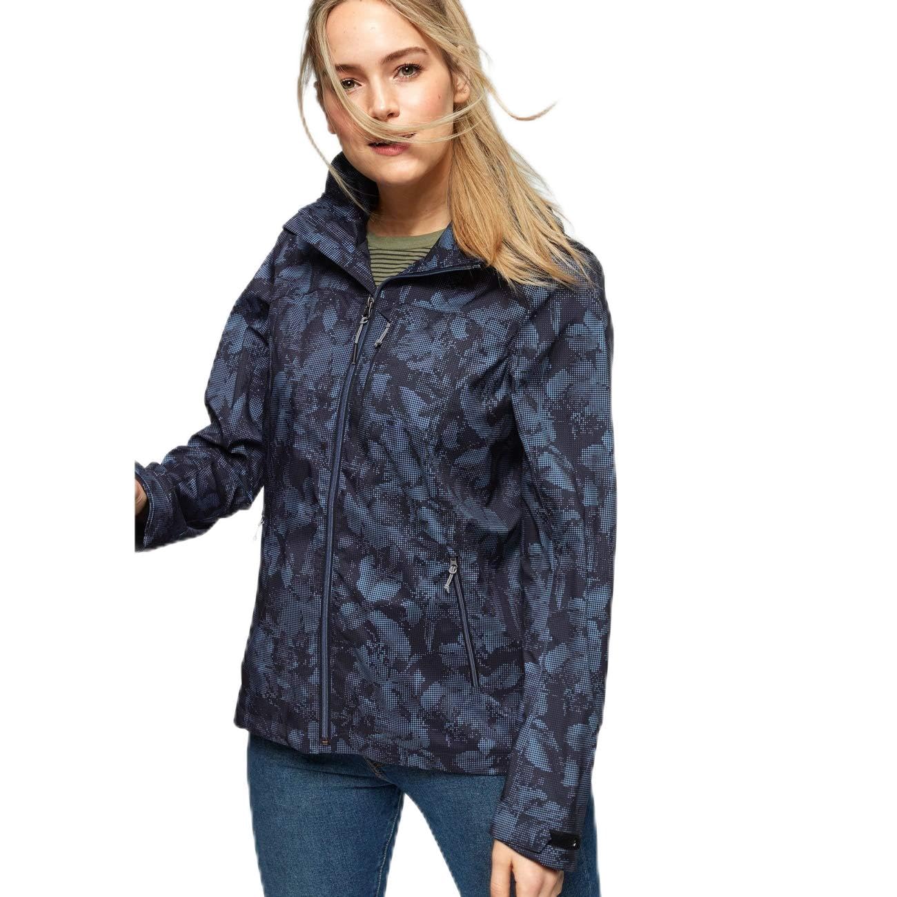 Killtec Julia Damen Softshelljacke | wasserdicht 8.000 mm atmungsaktiv winddicht | Übergangsjacke mit Reißverschlusstaschen | große Größen 46 48 50 52 54 56
