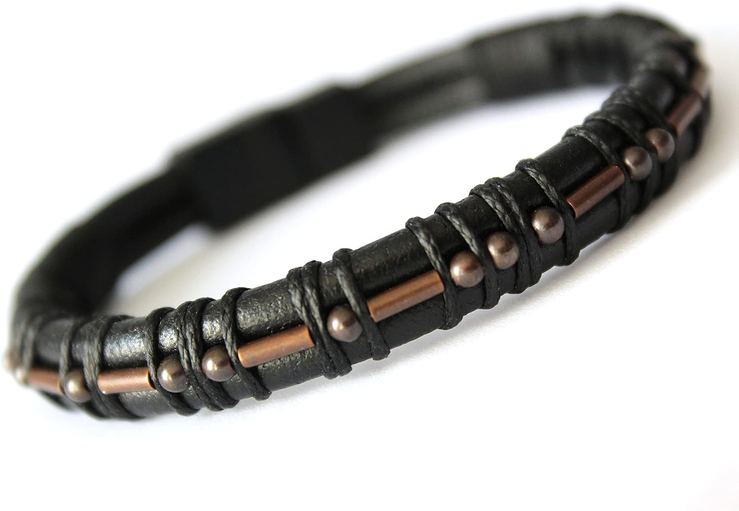 Custom Morse Code Bracelet for Men Leather Bracelet Personalized Memorial Gift for Loss of Father Brother Dad Birthday Gift Jewelry Boyfriend Anniversary Gift for Him Graduation Gift for Son