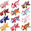 12Pcs 3D Printed Axolotl, Flexible Articulating Fidget Toys for Adults, Sensory Stimulation Salamander Figurines for Desk Decor, Display Collection