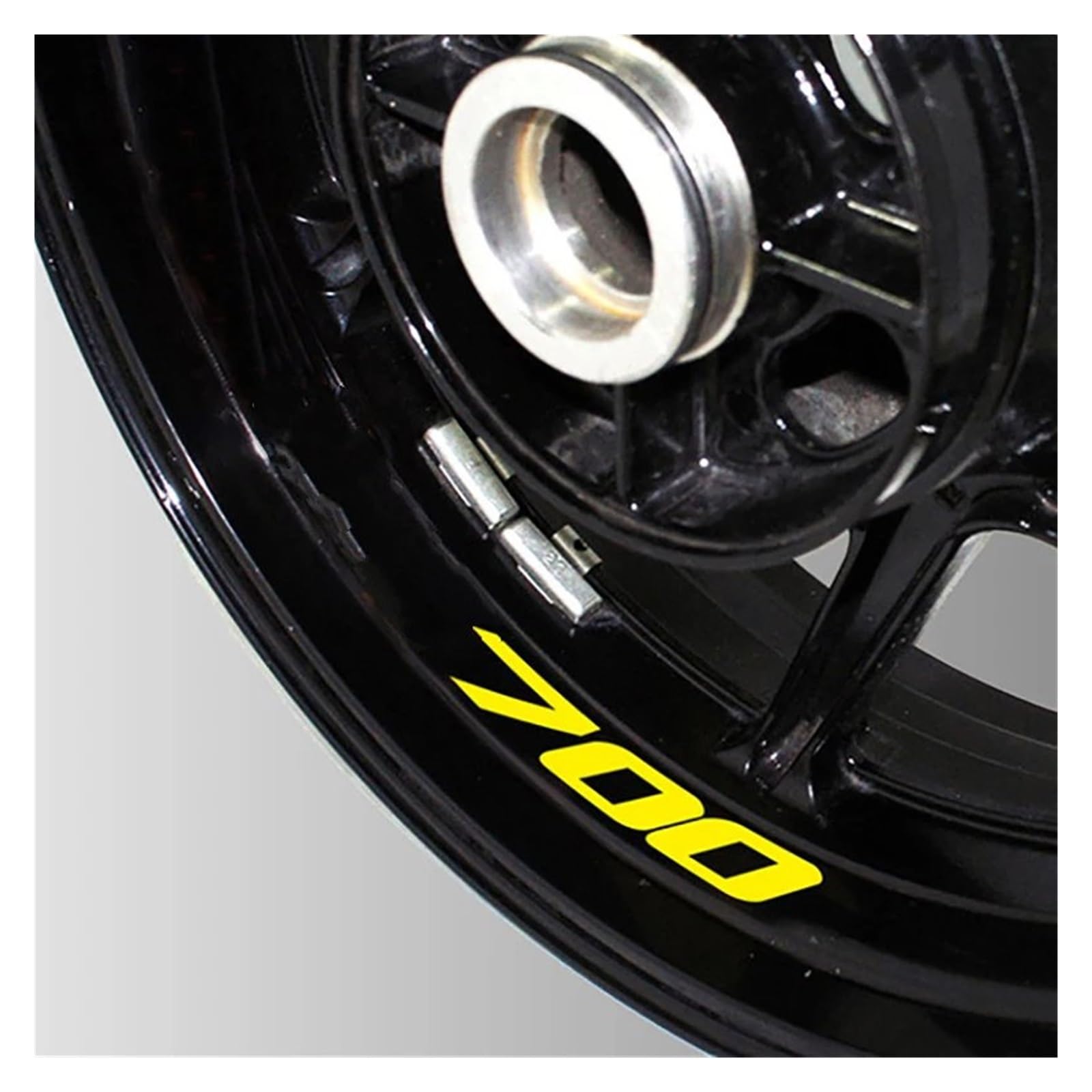 Für NC700 Für NC700X Für NC700S Für Nc700 Innenring Radaufkleber Reflektierendes Felgenstreifenband Motorradaufkleber Wasserdicht(Multi-Colore)