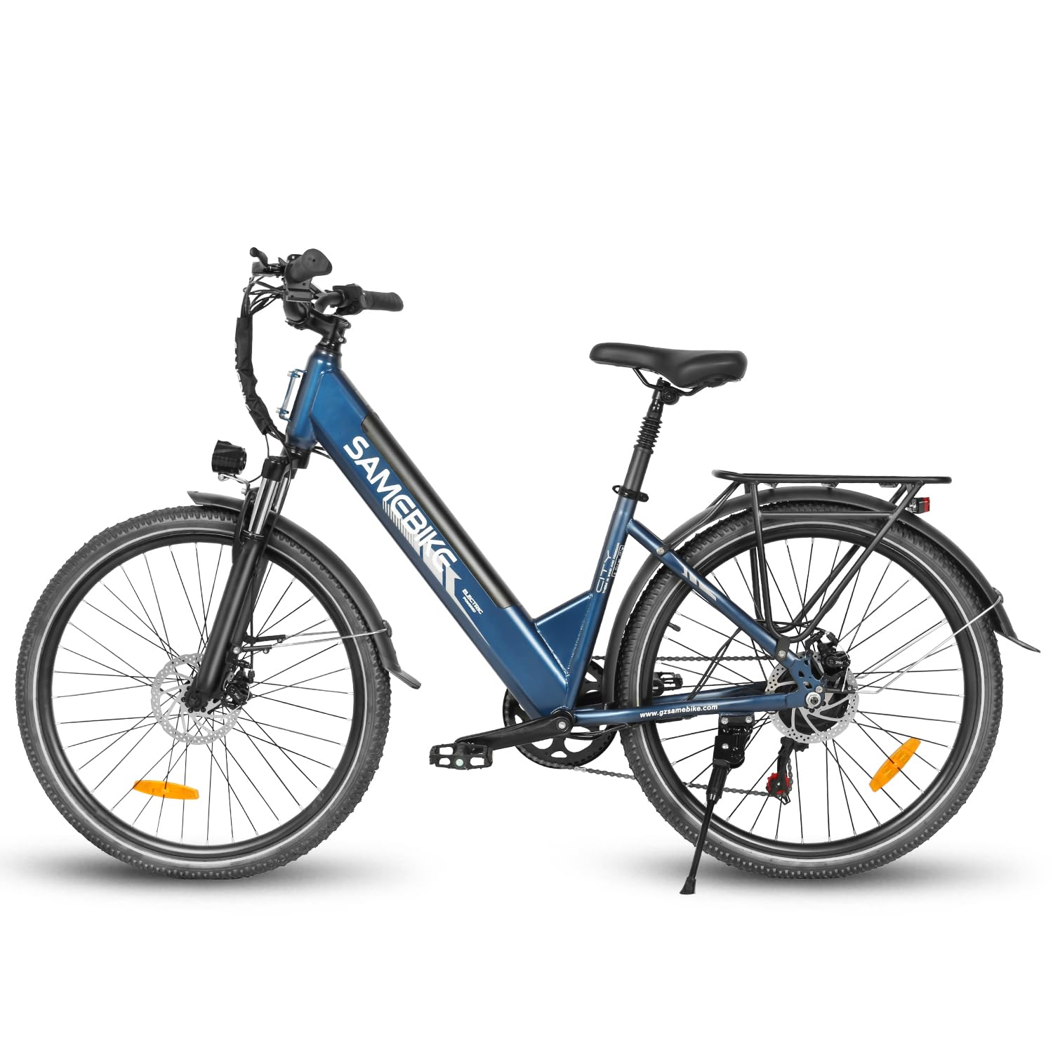 SAMEBIKE Bicicleta Eléctrica de Montaña 26/27.5 Pulgadas 36V15AH Batería Extraíble Pedal Asistido Bicicleta Eléctrica de Montaña Urbana Ebike Adultos