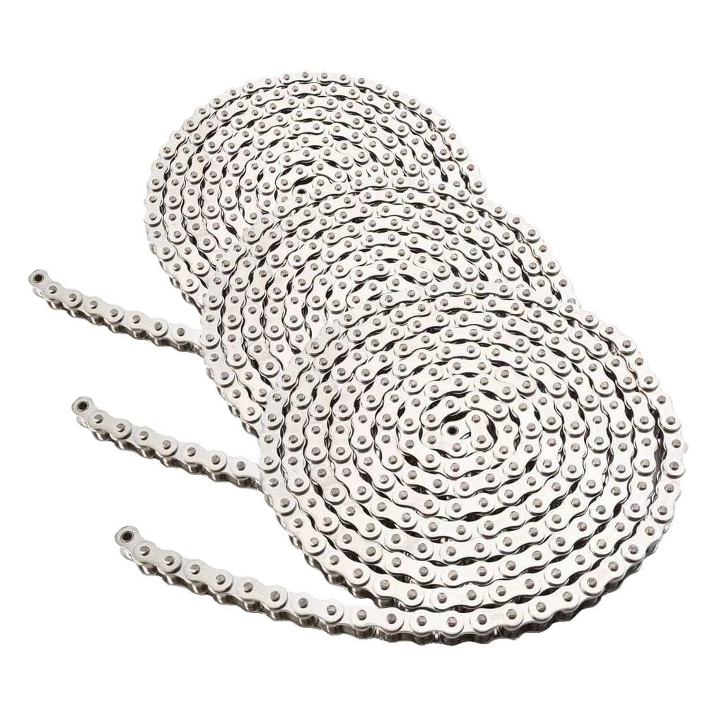 ANSI #40SS 08A Stainless Steel Roller Chain 10 Feet, Single Strand, Ideal for Chain Driven Slide Gate Operator and More, Interchangeable with ANSI #41#428 and #420 Roller Chain — Amazon image 7