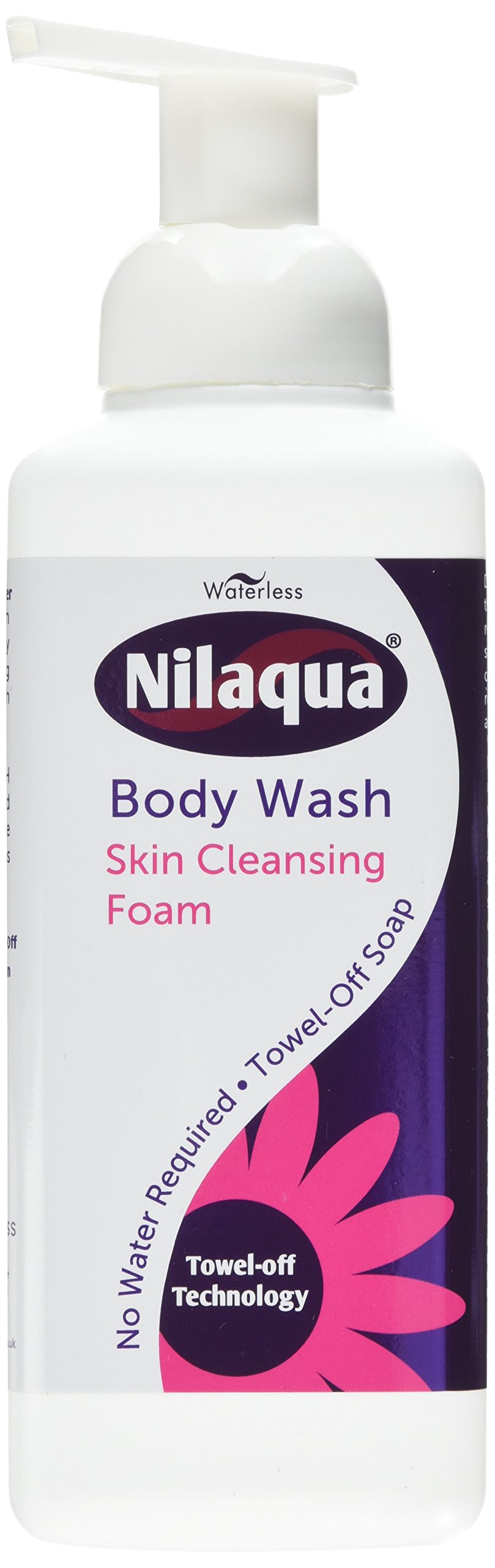 Buy Nilaqua 500 ml No Rinse Waterless Body Wash & Skin Cleansing Foam