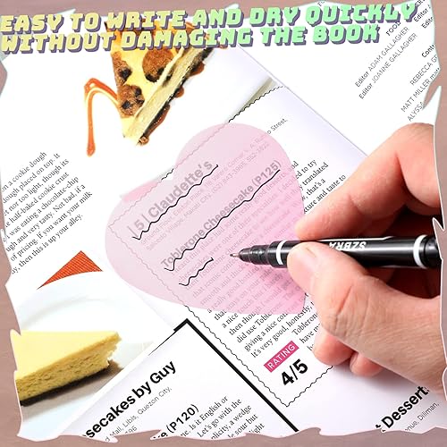 Miniatura 2 de 500 Pcs Transparent Sticky Notes Translucent Sticky Notes Transparent Self Sticky Annotation Waterproof Rainbow Color Memo Pad See Through Office