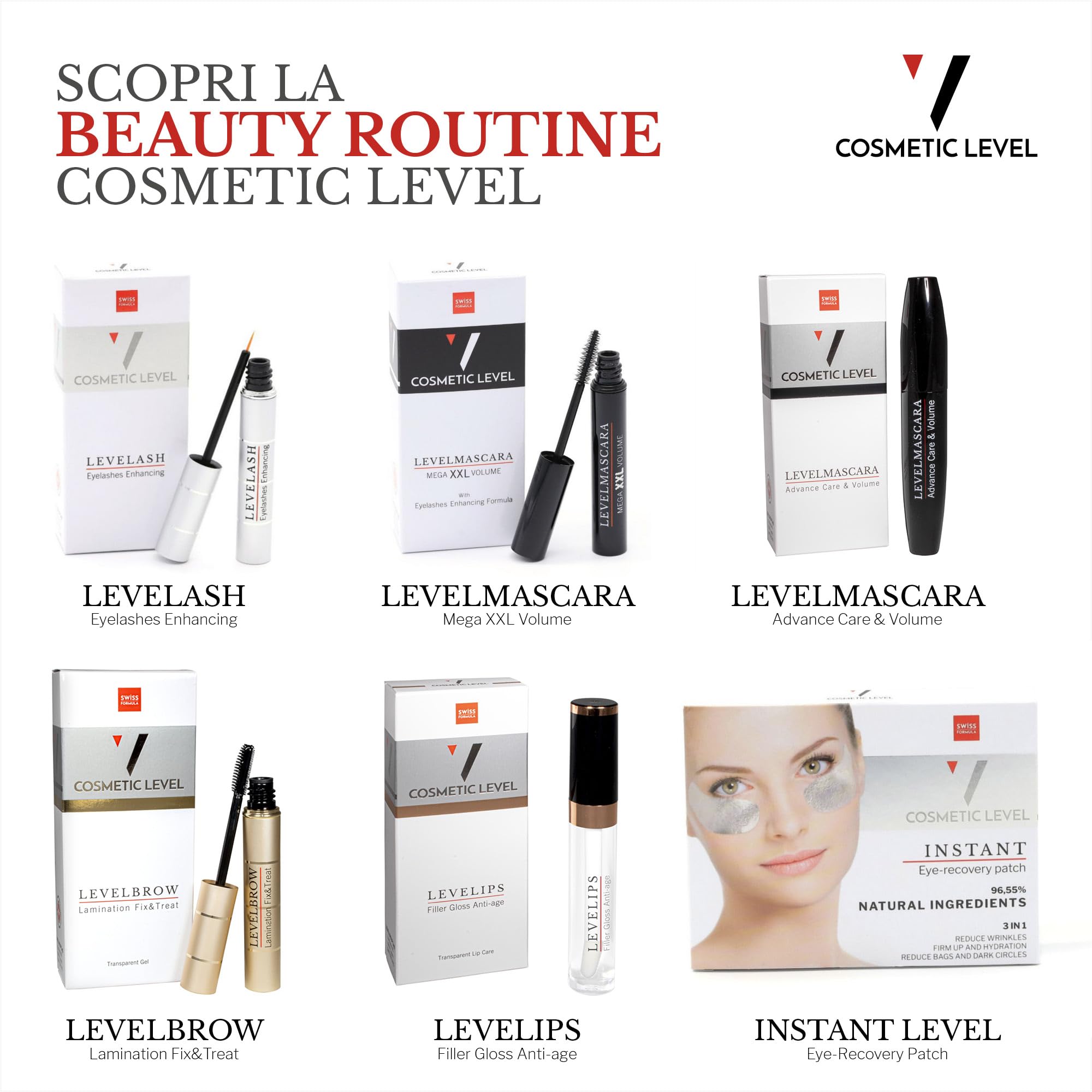 GROW & GLOW SET + LEVELBROW | Ciglia Lunghe, Sopracciglia Perfette e Labbra Effetto Lifting | Offerta a Tempo Limitato.